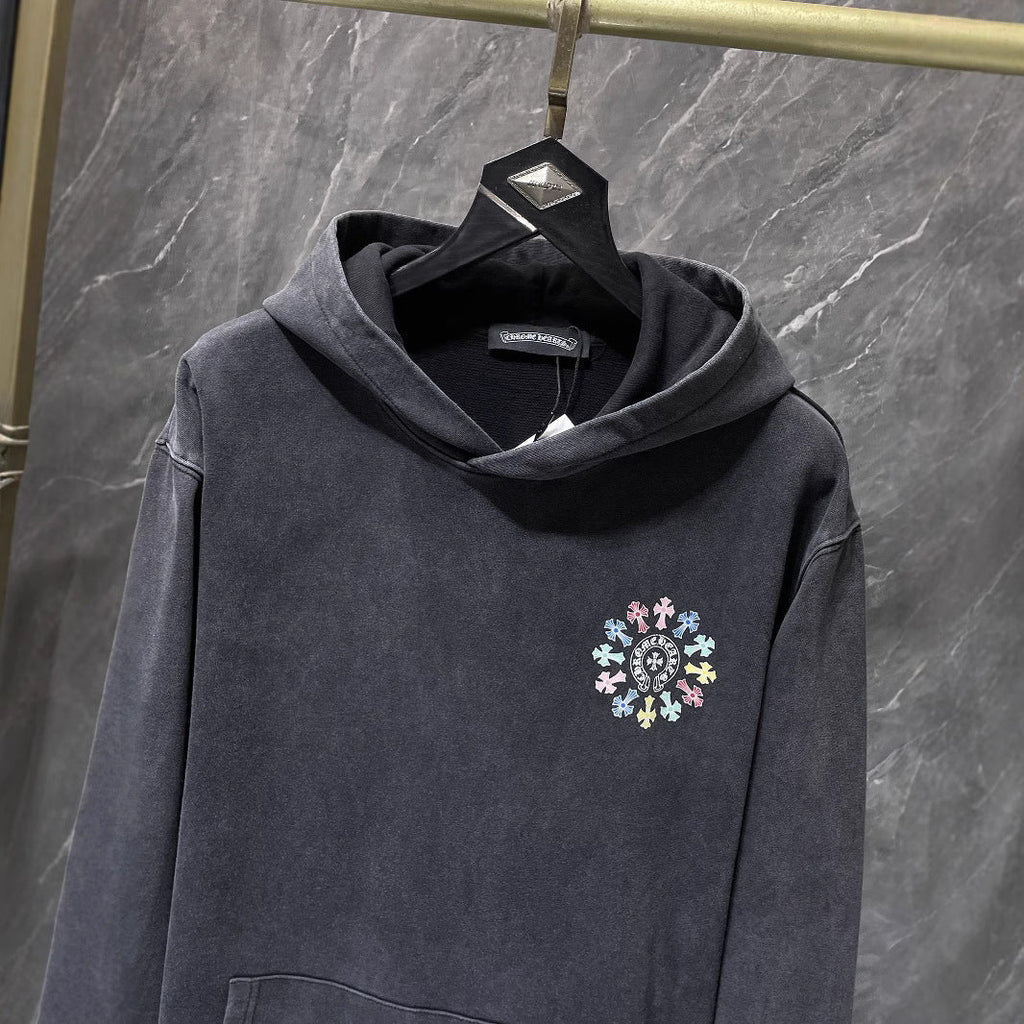 Chrome Heart Hoodie Chrome Heart Chrome cotton terry zipper pullover hooded