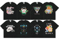 Casablanca Multi‑Print Tennis Floral Graphic Oversized Tee Streetwear