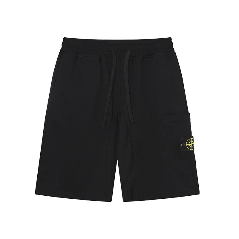 Stone Island Compass Patch Pants Men Cargo Shorts & Cotton Sweatpants