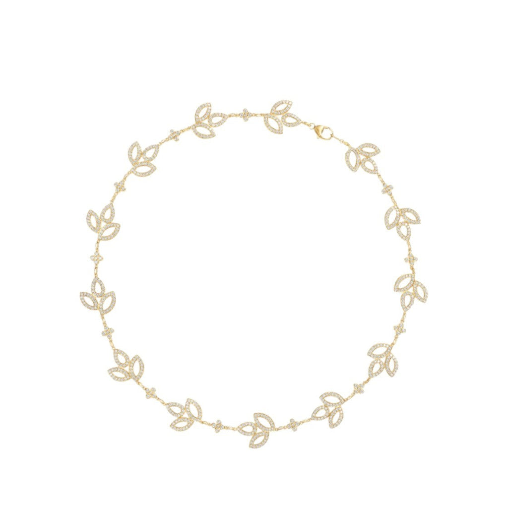 Harry Winston Style Lock Necklace