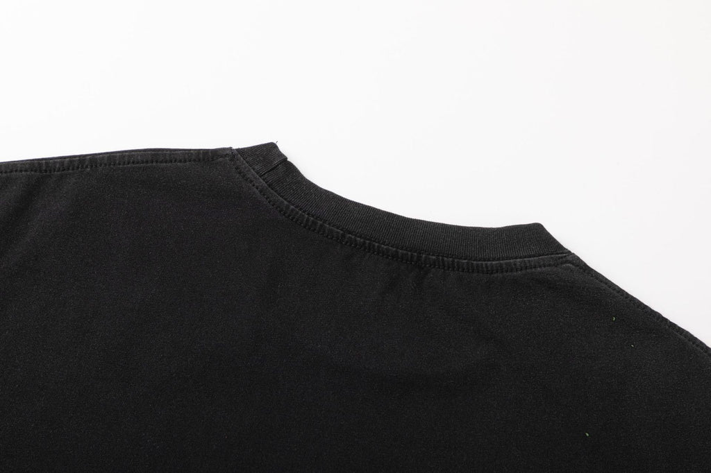 Off-White Crocodile Arrow Pattern Crew Neck Short Sleeve T Shirt