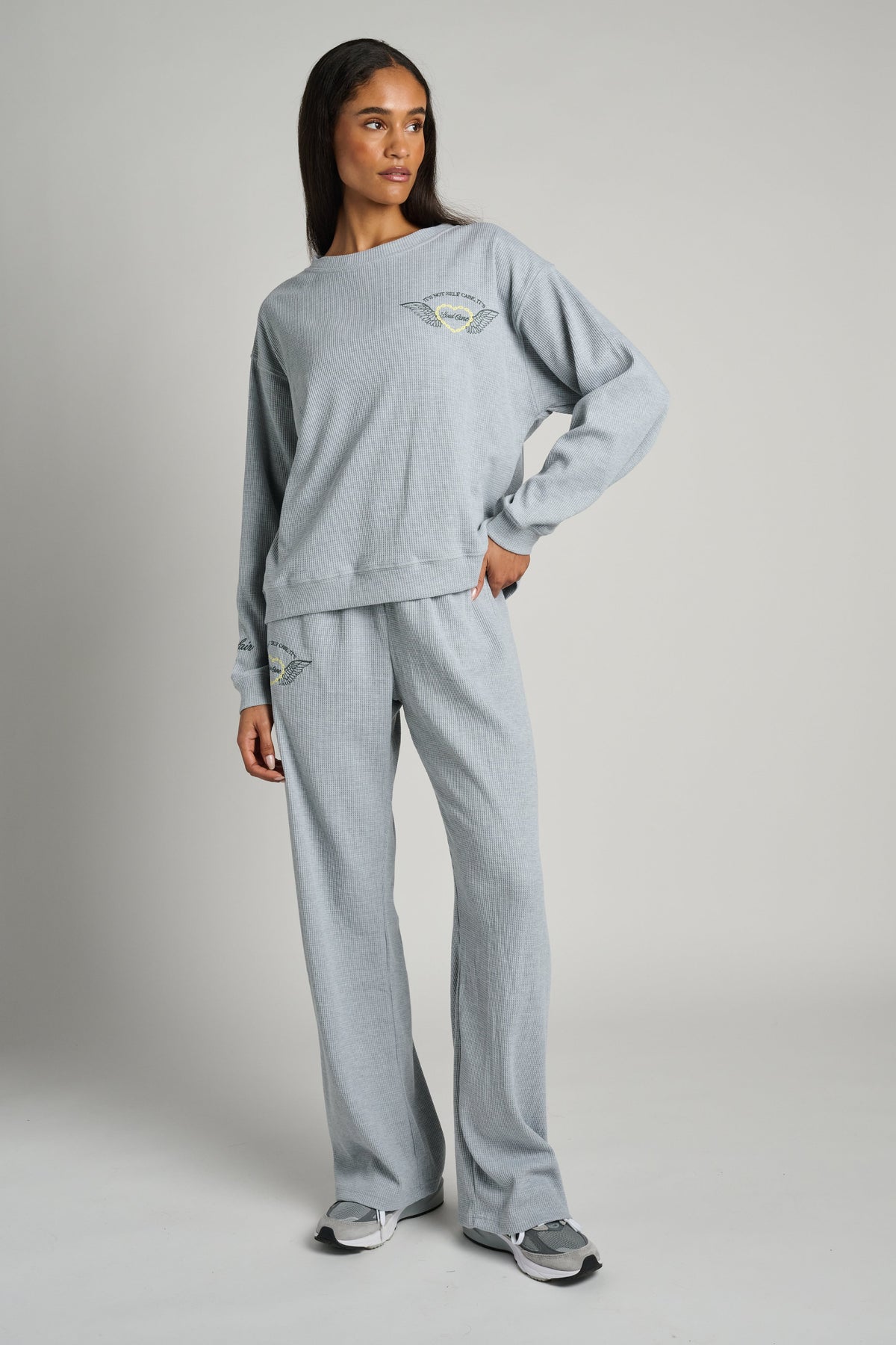 SOUL CARE WAFFLE CREWNECK