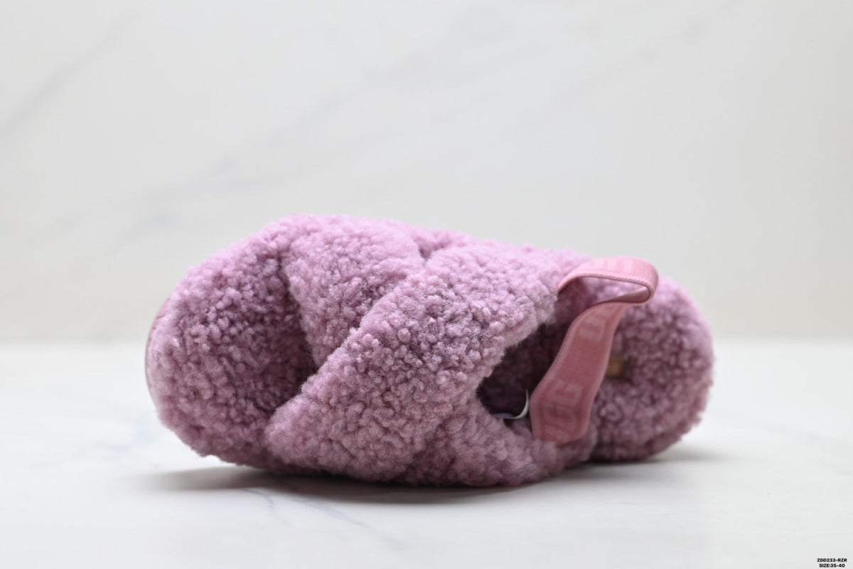 UGG Slipper Evolution Fluffy Platform Slides