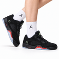 Air Jordan 5 Retro Black Fire Red Green Sneakers