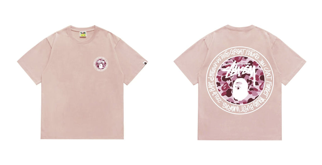 BAPE Light Circular Graphic Short-Sleeve T-Shirt