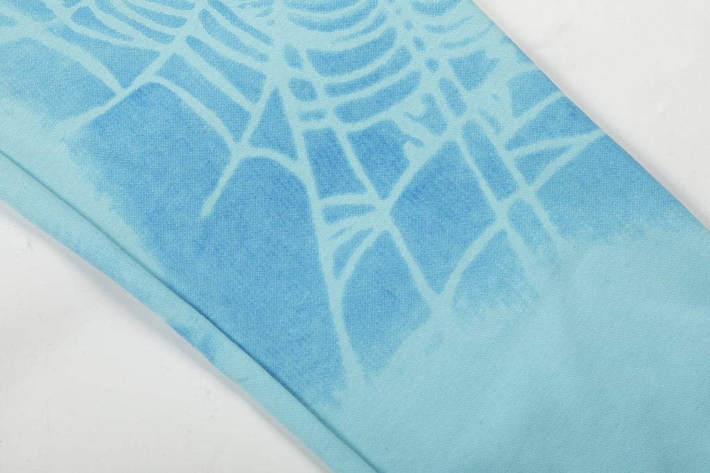 Sp5der Light Blue Spiderweb Graphic Matching Set