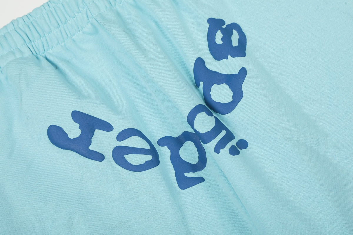 Sp5der Light Blue Spiderweb Graphic Matching Set