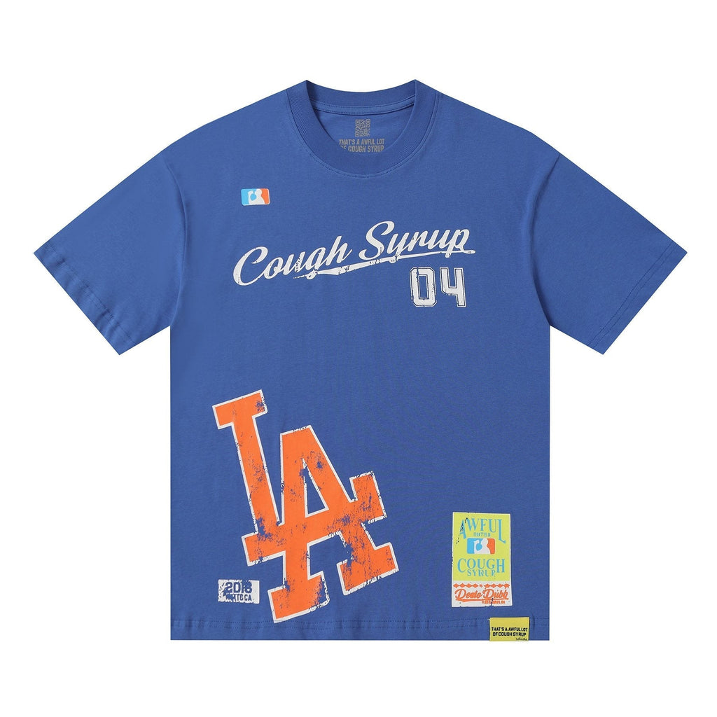 THAT'S A AWFUL LOT OF COUGH SYRUP Front & Back Graphic Short-Sleeve T-Shirt