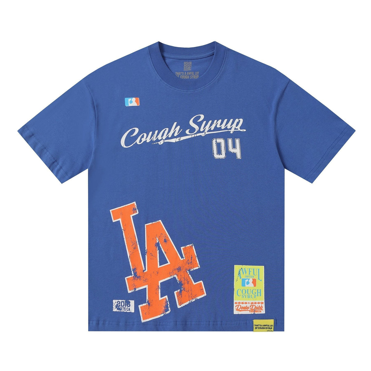 THAT'S A AWFUL LOT OF COUGH SYRUP Front & Back Graphic Short-Sleeve T-Shirt