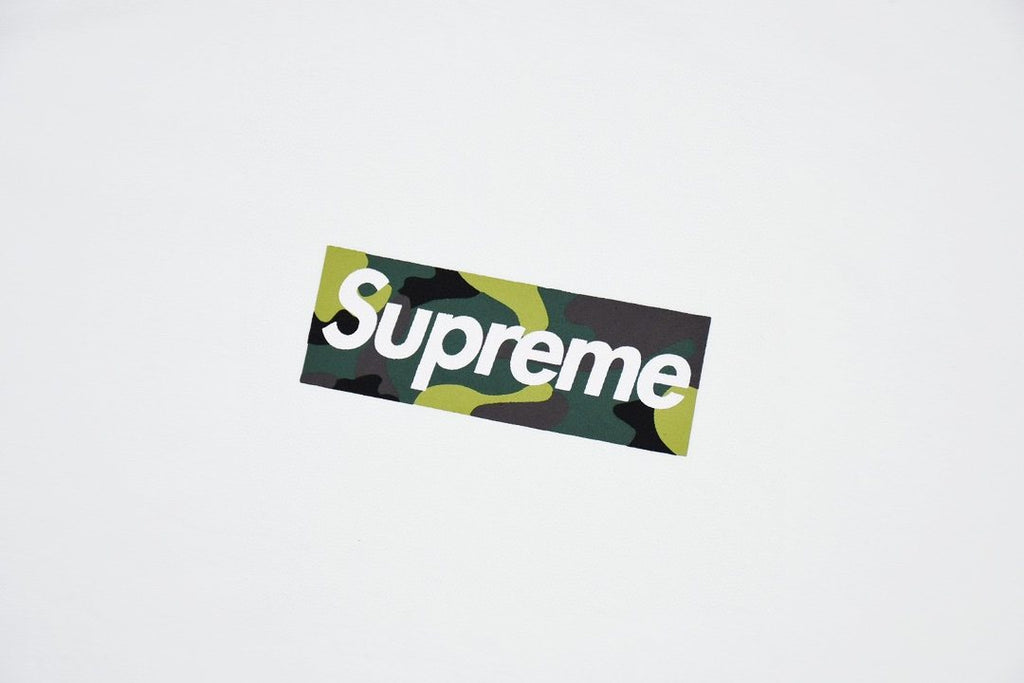 Supreme Camo Box Logo Short-Sleeve T-Shirt