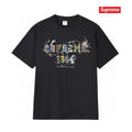 Supreme Cartoon Letter Graphic T-Shirt