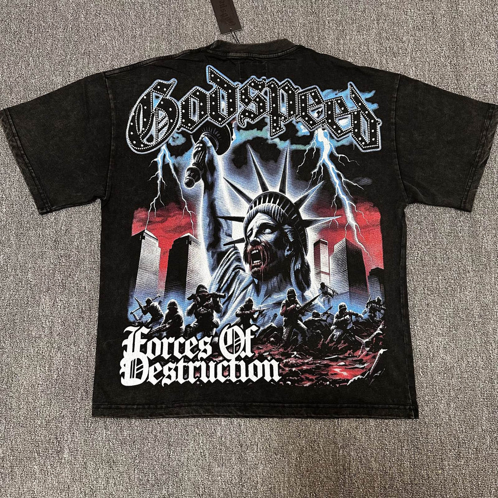 Godspeed Forces Of Destruction Graphic T-Shirt