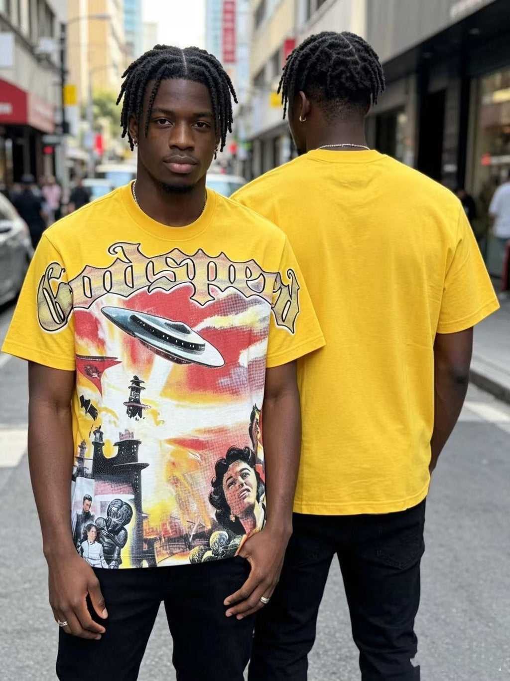 Godspeed Rock Graphic Short-Sleeve T-Shirt