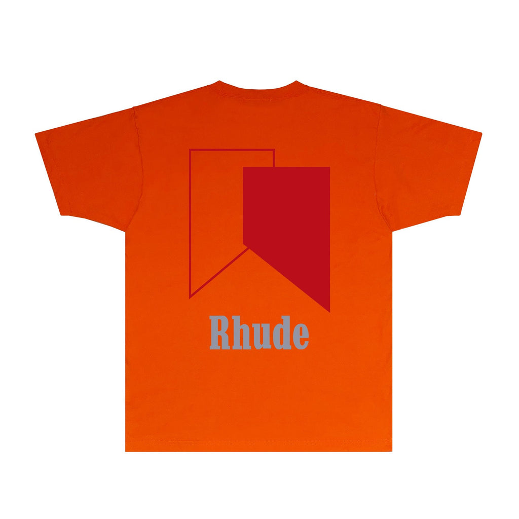 Rhude T-shirts Printed Trendy Pure Cotton