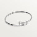 CARTIER JUSTE BRACELET 2.5MM SILVER DIAMOND