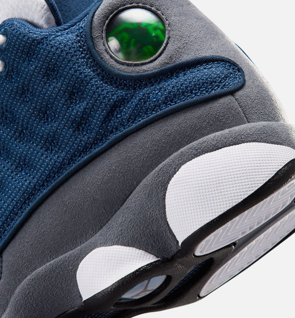 Air Jordan 13 Retro Navy Grade School Lifestyle Shoe - Navy/University Blue/Flint Grey/White