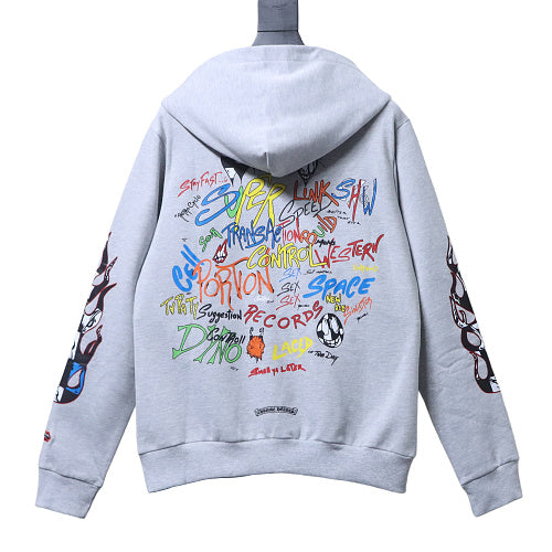 Chrome Hearts x Matty Boy PPO Stay Fast Hoodie Grey