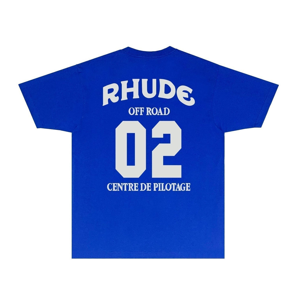 Rhude T-shirts Printed Trendy Pure Cotton