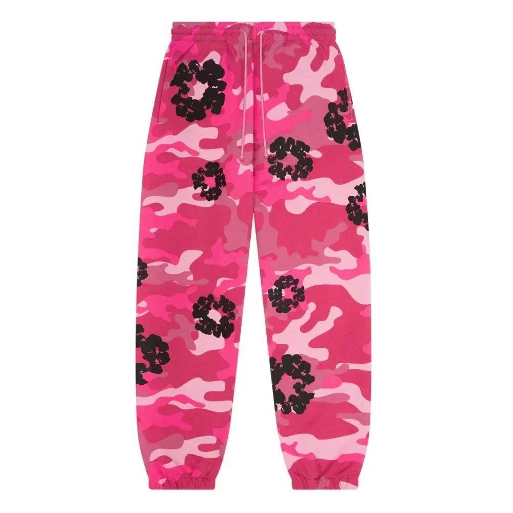 Denim Tears The Cotton Wreath Sweatpant Pink Camo
