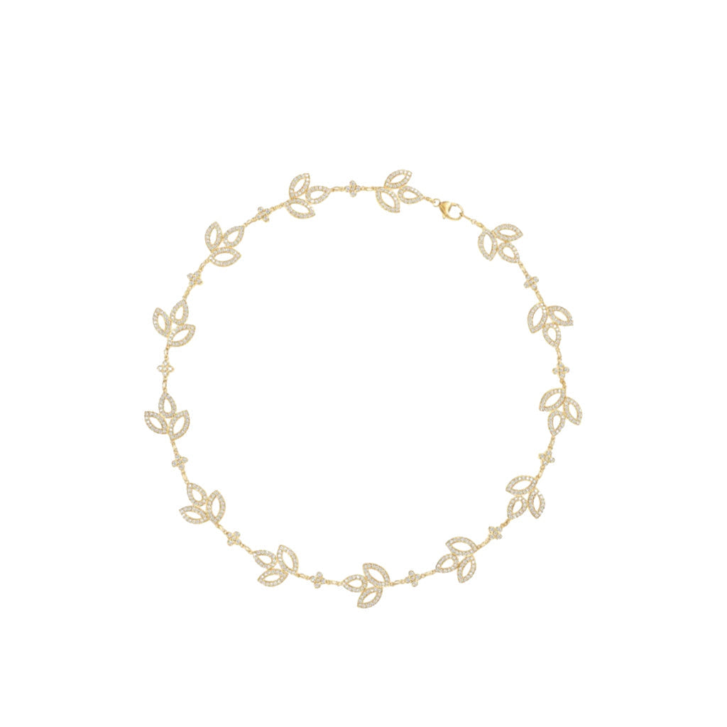 Harry Winston Style Lock Necklace