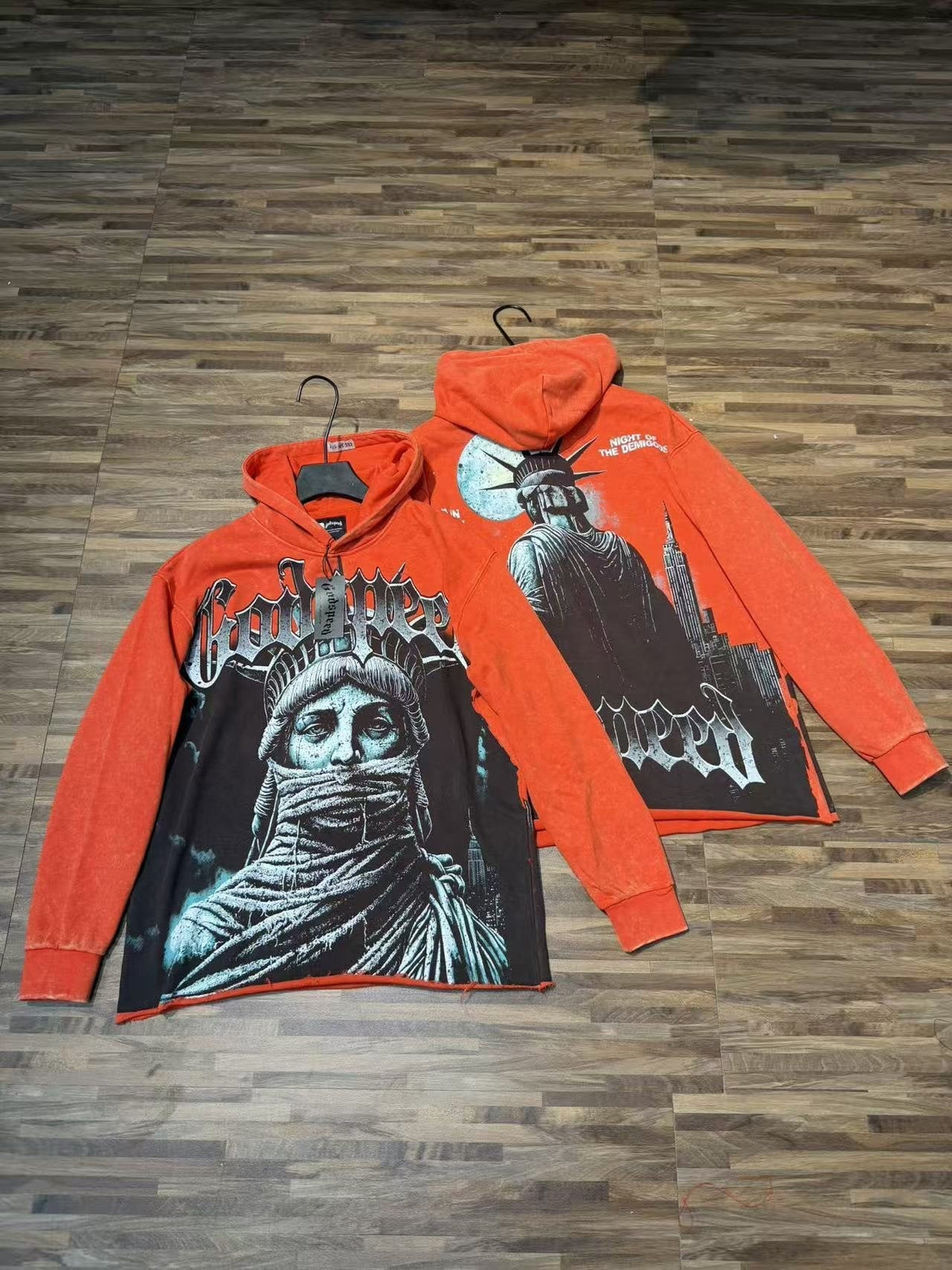Godspeed Statue of Liberty Graphic Hoodie
