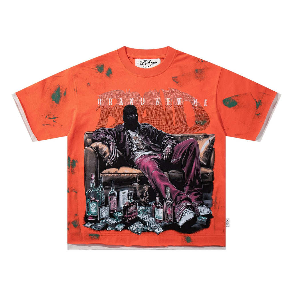 BKYS Revival Seated Figure Graphic T-Shirt