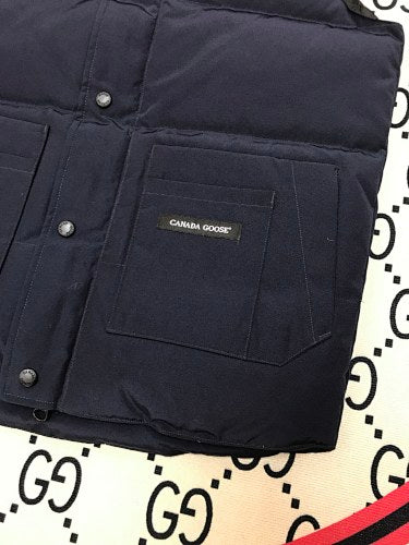 Canada Goose Navy Blue Freestyle Crew Down Vest