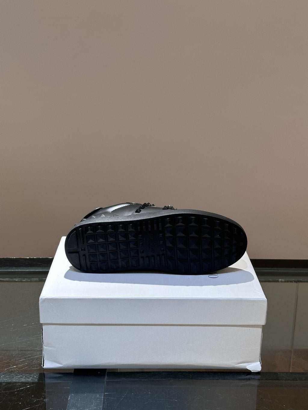 Valentino Garavani Black Studded Low-Top Sneakers