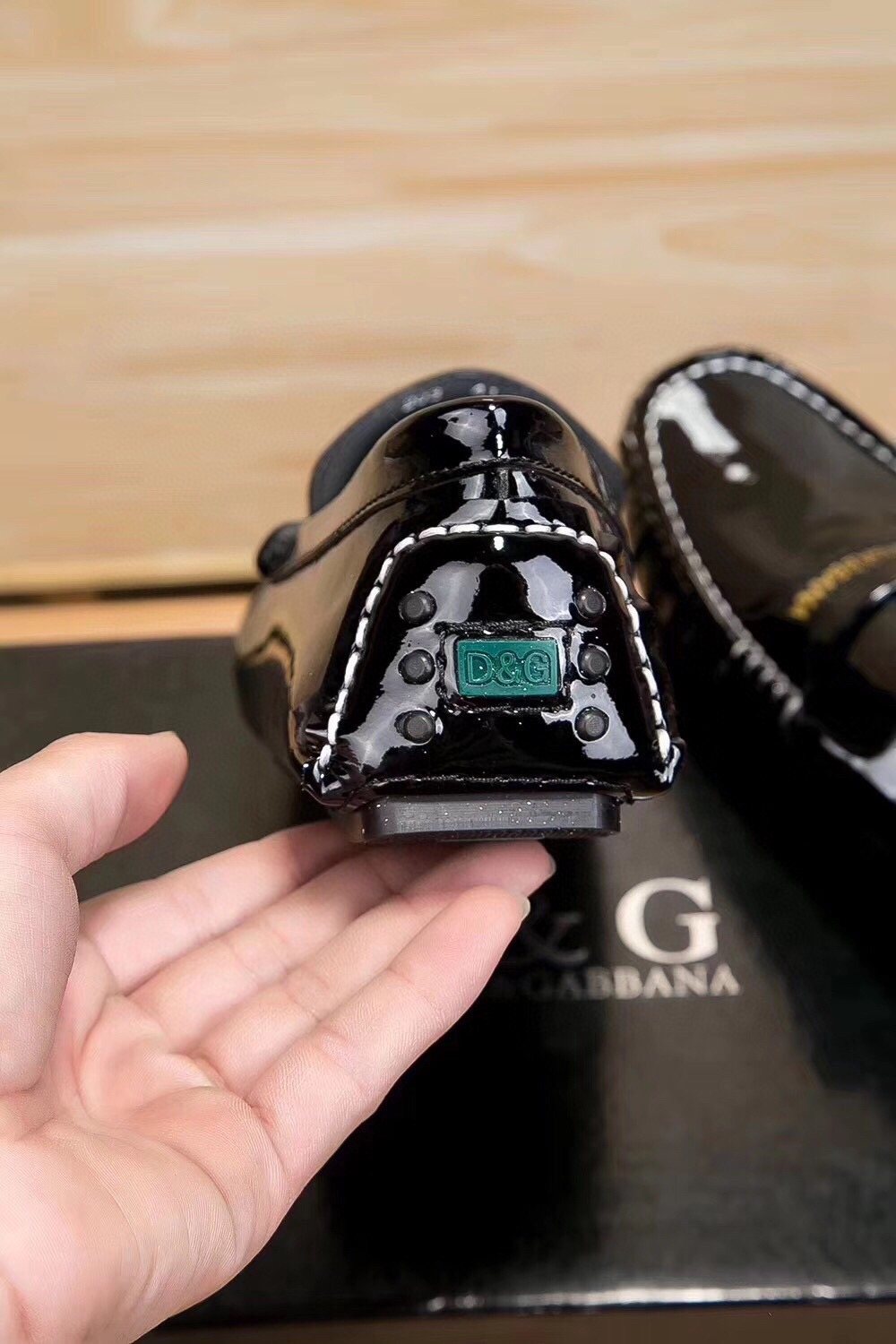 Dolce & Gabbana Men's Black Patent Loafers