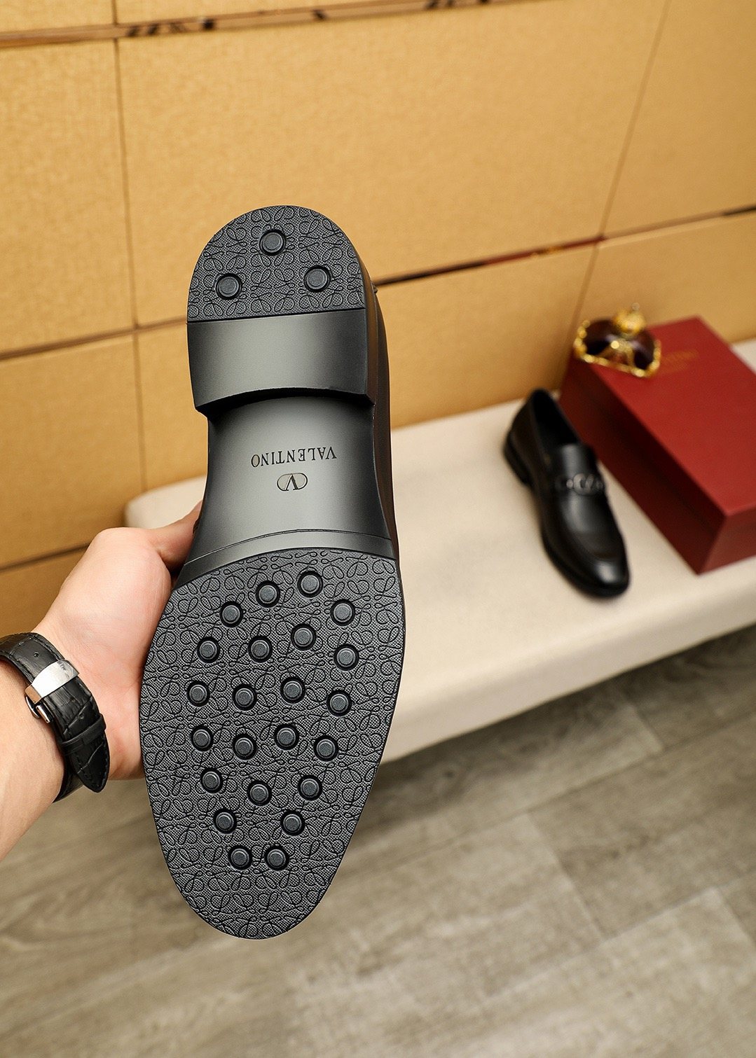 Valentino Tapered Toe Loafers