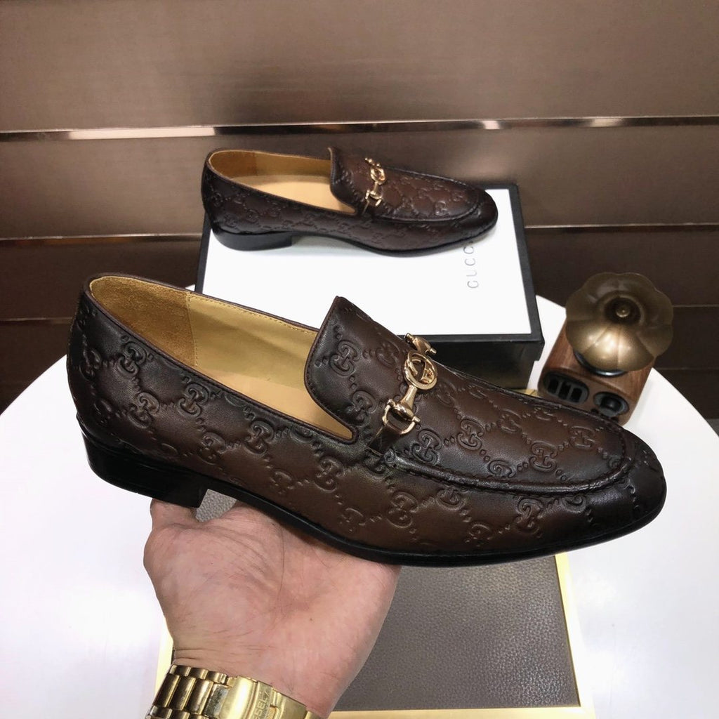 Gucci Men's Patterned Bit Loafers