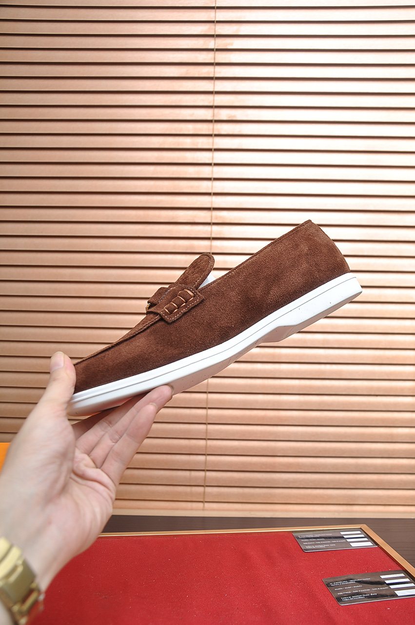 Louis Vuitton Buckle Slip-On Loafers
