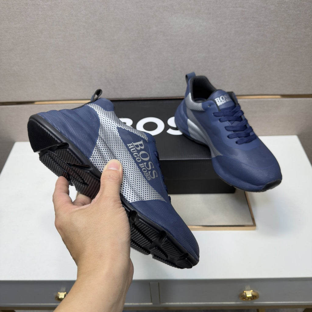 Hugo Boss Men's Mesh-Panel Sneakers