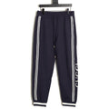 Gucci Double-Stripe Logo Drawstring Trousers - Navy